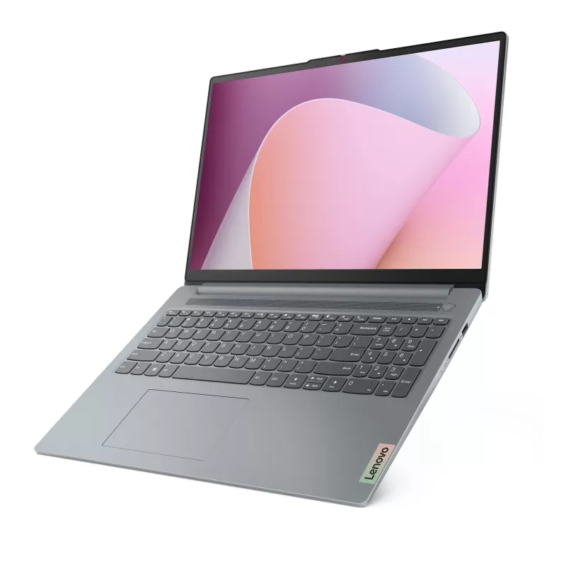 Lenovo IdeaPad plonas 3 16ABR8 AMD Ryzen™ 5 7430U nešiojamasis kompiuteris 40,6 cm (16 colių) WUXGA 16 GB DDR4-SDRAM 512 GB SSD Wi-Fi 6 (802.11ax) Windows 11 Home vokiška pilka