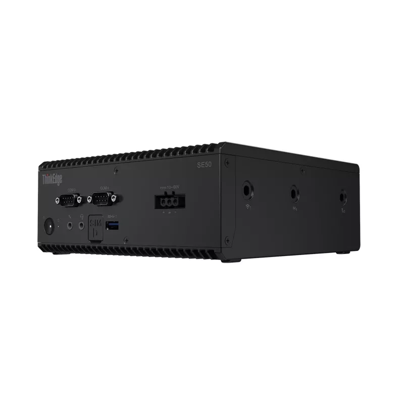 Lenovo ThinkEdge SE50 Intel® Core™ i5 i5-8365UE 8 GB DDR4-SDRAM 128 GB SSD Windows 11 IoT Enterprise Mini PC juoda