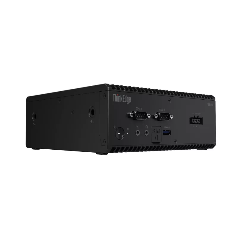 Lenovo ThinkEdge SE50 Intel® Core™ i5 i5-8365UE 8 GB DDR4-SDRAM 128 GB SSD Windows 11 IoT Enterprise Mini PC juoda