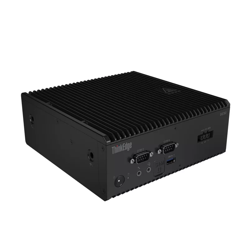 Lenovo ThinkEdge SE50 Intel® Core™ i5 i5-8365UE 8 GB DDR4-SDRAM 128 GB SSD Windows 11 IoT Enterprise Mini PC juoda
