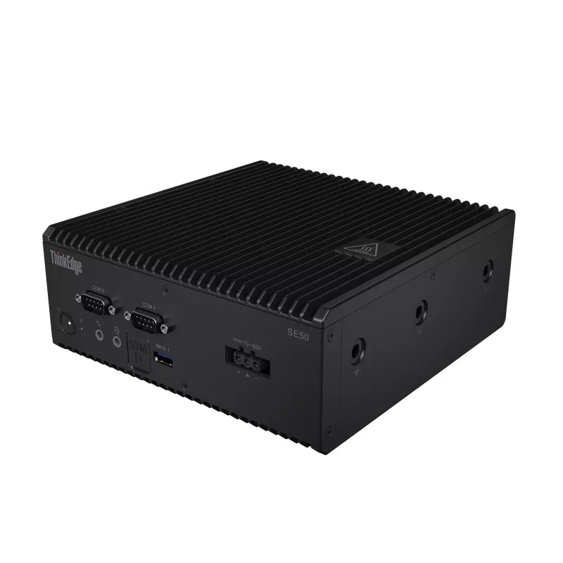 Lenovo ThinkEdge SE50 Intel® Core™ i5 i5-8365UE 8 GB DDR4-SDRAM 128 GB SSD Windows 11 IoT Enterprise Mini PC juoda