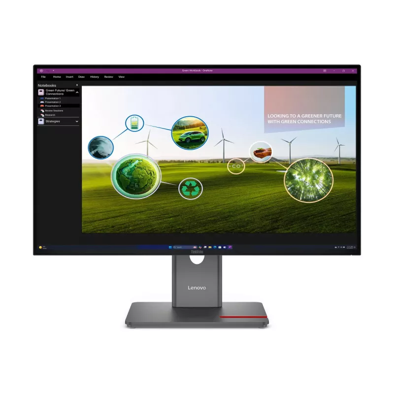 Monitorius Lenovo ThinkVision P27Q-40 27 colių Quad HD LED 2560 x 1440