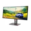 Kompiuterio monitorius Lenovo ThinkVision P34WD-40 34 col. (86,4 cm) išlenktas IPS 3440×1440 WQHD 6 ms USB-C, garsiakalbiai, VESA, juodas