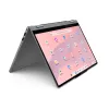 Lenovo Chrome 2in1 14IRU10 Intel Core 5 120U Chromebook 35.6 cm (14 colių) jutiklinis ekranas WUXGA 8 GB LPDDR5-SDRAM 128 GB UFS Wi-Fi 6E (802.11ax) ChromeOS anglų Pilka