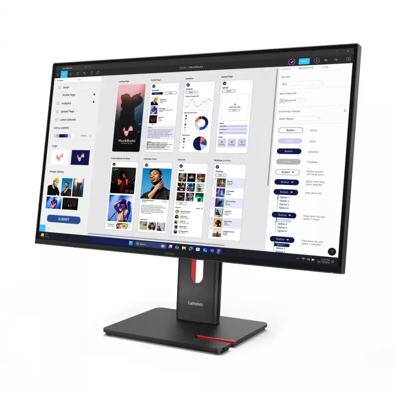 Monitorius Lenovo ThinkVision T32UD-40 31,5 col. 4K Ultra HD LCD 3840 x 2160