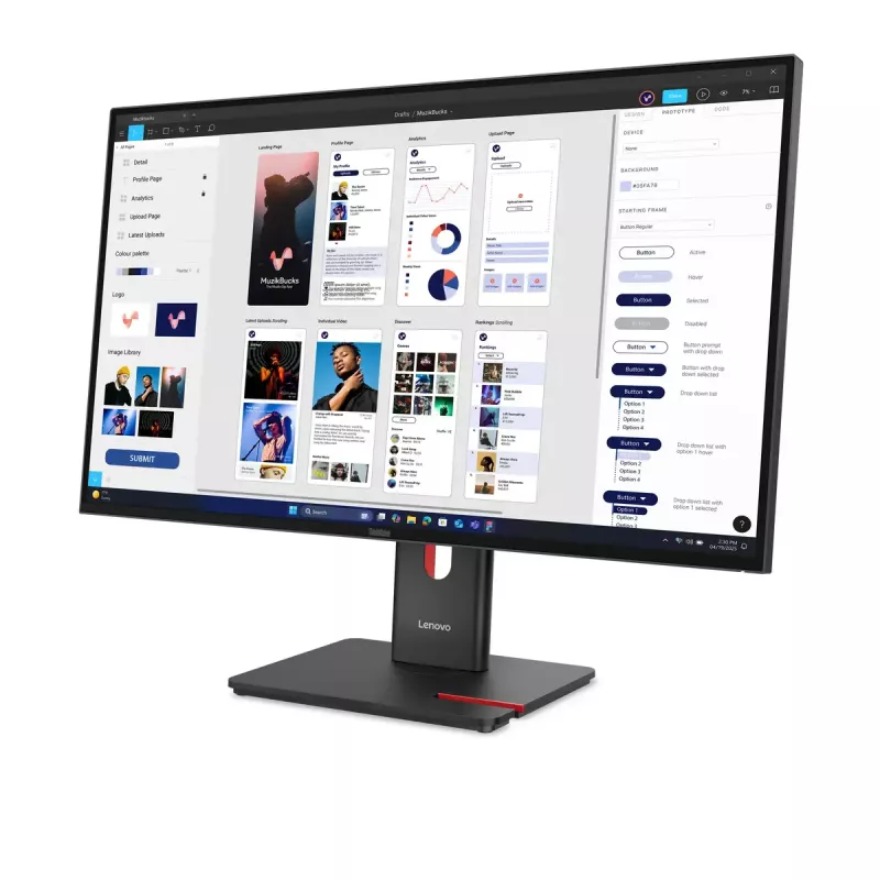 Monitorius Lenovo ThinkVision T32UD-40 31,5 col. 4K Ultra HD LCD 3840 x 2160