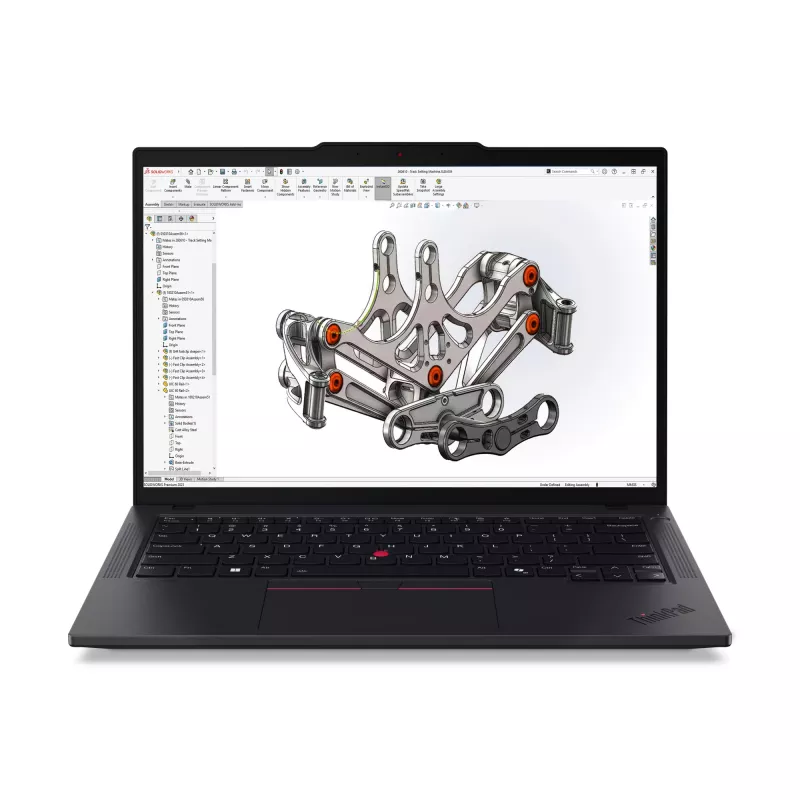 Lenovo ThinkPad P14s Gen 6 (AMD) Copilot+ PC AMD Ryzen AI 9 HX PRO 370 Mobilioji darbo stotis 35.6 cm (14 colių) WUXGA 64 GB DDR5-SDRAM 1 TB SSD Wi-Fi 7 (802.11be) Windows 11 Pro Anglų Juoda