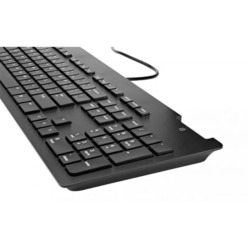 HP Business plonas v2 Smartcard klaviatūra, pilno dydžio (100%), laidinė, USB, juoda