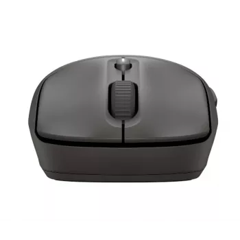 Belaidė pelė HP 405 Quiet — abiem rankoms tinkama, optinė 1200 DPI, RF belaidis ryšys + Bluetooth, 5 mygtukai, maitinama baterijomis, juoda