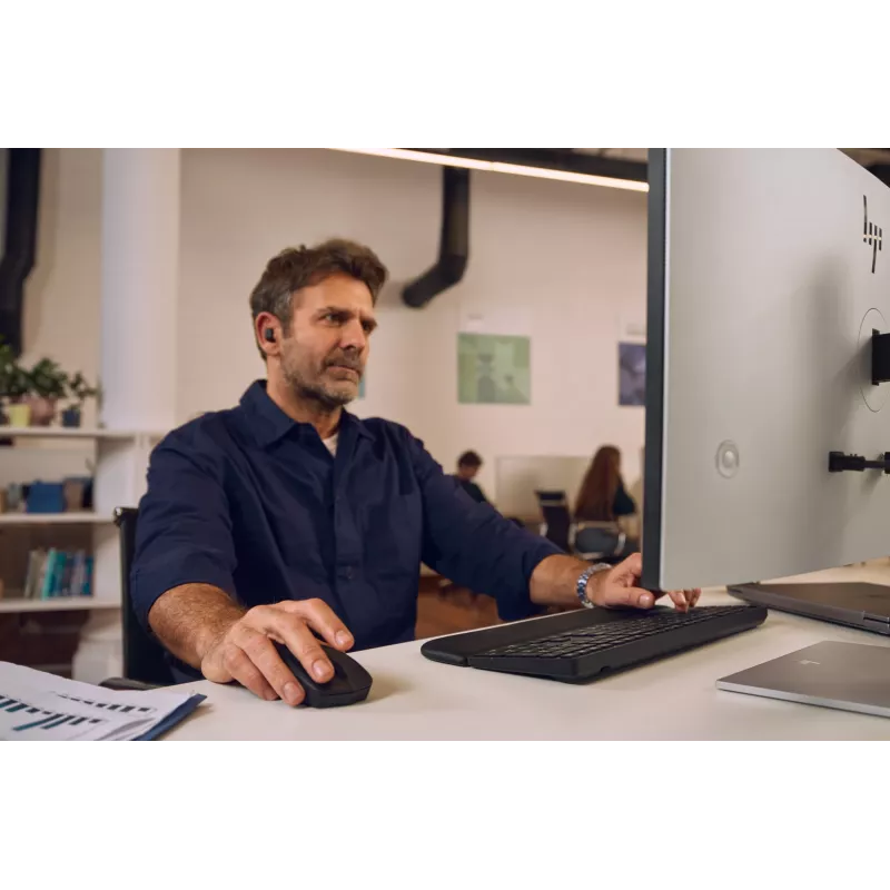 HP Multi-DevDual-ModeKBDwPlm EMEA-INTL E klaviatūra, juoda