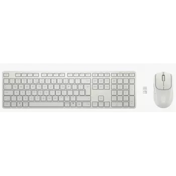 HP Multi-Device Dual-Mode pelė and klaviatūra Combo 495C, pilno dydžio (100 %), belaidis, USB + RF belaidis + Bluetooth, baltas, pelė įskaičiuota