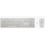 HP Multi-Device Dual-Mode pelė and klaviatūra Combo 495C, pilno dydžio (100 %), belaidis, USB + RF belaidis + Bluetooth, baltas, pelė įskaičiuota