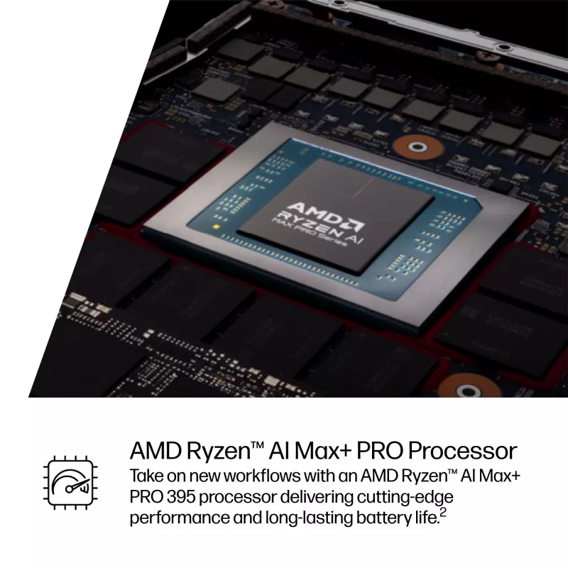 HP ZBook Ultra G1a Copilot+ PC AMD Ryzen AI Max+ PRO 395 35.6 cm (14 col.) jutiklinis 2,8K 64 GB LPDDR5x‑SDRAM „Wi‑Fi 7“ (802.11be) „Windows 11 Pro“ AI darbo stotis, AI PC, sidabrinis