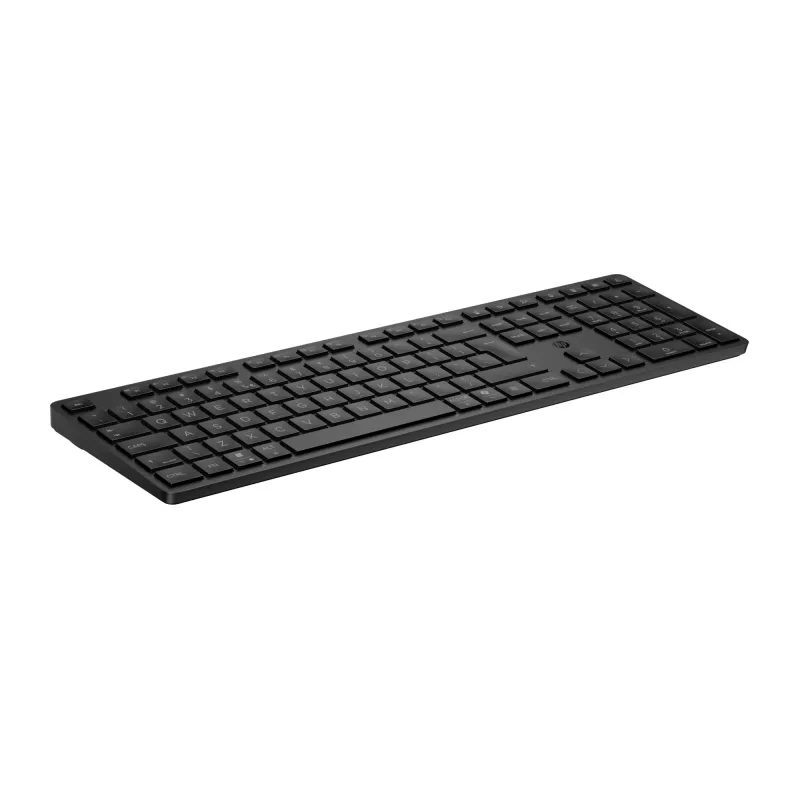 HP 495K kelių įrenginių dviejų režimų klaviatūra, pilno dydžio (100 %), belaidė, USB + Bluetooth, juoda