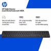 HP 495K kelių įrenginių dviejų režimų klaviatūra, pilno dydžio (100 %), belaidė, USB + Bluetooth, juoda