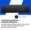 HP 495K kelių įrenginių dviejų režimų klaviatūra, pilno dydžio (100 %), belaidė, USB + Bluetooth, juoda