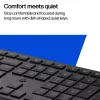 HP 495K kelių įrenginių dviejų režimų klaviatūra, pilno dydžio (100 %), belaidė, USB + Bluetooth, juoda