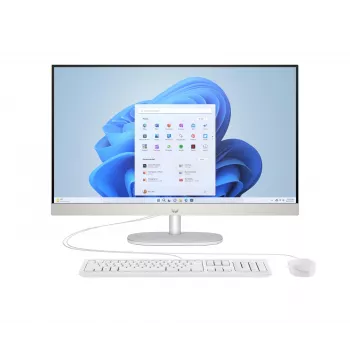 HP All-in-One 27-cr0048na Intel® Core™ i7 i7-1355U 68.6 cm (27 coliai) 1920 x 1080 pikseliai All-in-One kompiuteris 8 GB DDR4-SDRAM 1 TB SSD Windows 11 Home Wi-Fi 6 (802.11ax) Balta