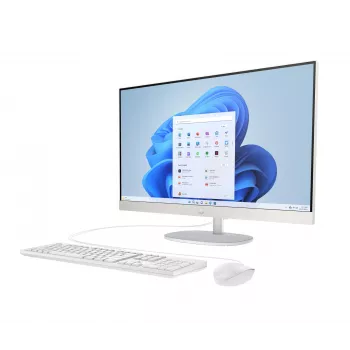 HP All-in-One 27-cr0048na Intel® Core™ i7 i7-1355U 68.6 cm (27 coliai) 1920 x 1080 pikseliai All-in-One kompiuteris 8 GB DDR4-SDRAM 1 TB SSD Windows 11 Home Wi-Fi 6 (802.11ax) Balta