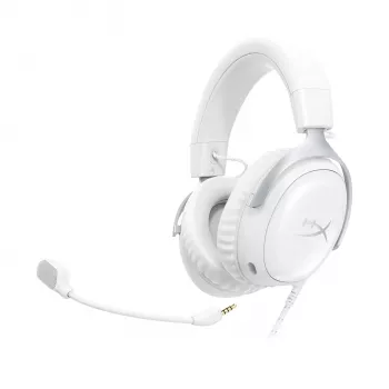 HyperX Cloud III - Žaidimų ausinės (Baltos), Balta, Kinija, Tailandas, Aplink ausis, Uždaros, 155 mm, 86.7 mm