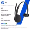 HP Poly Mission 415 monofoninis USB laidinis ausinių komplektas (masinis), 99 g, juodas