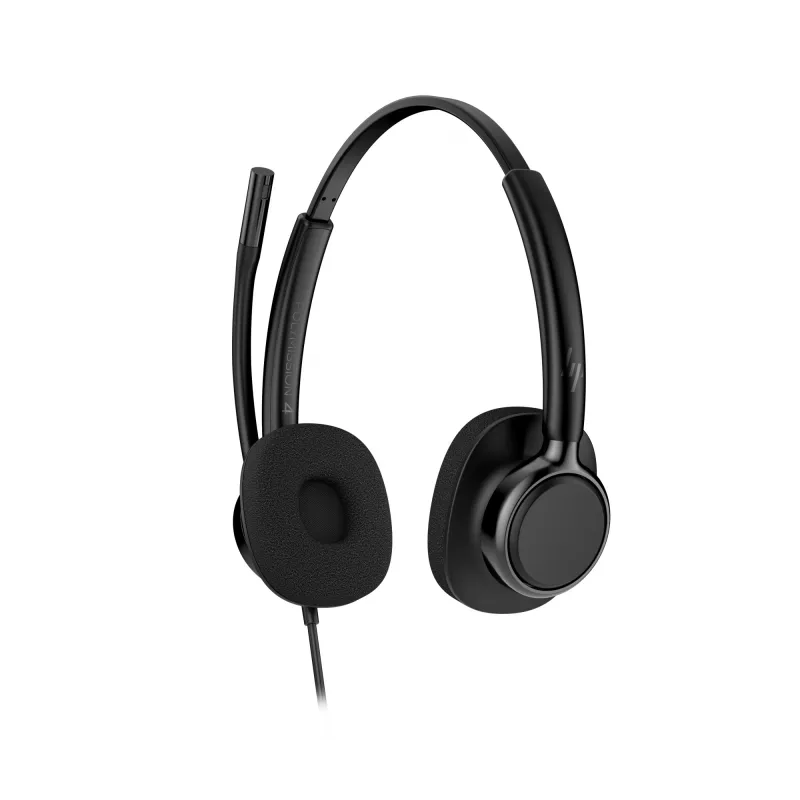 Laidinės stereo ausinės HP POLY Mission 425 Classic, USB jungtis, 126 g