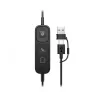 Laidinės stereo ausinės HP POLY Mission 425 Classic, USB jungtis, 126 g