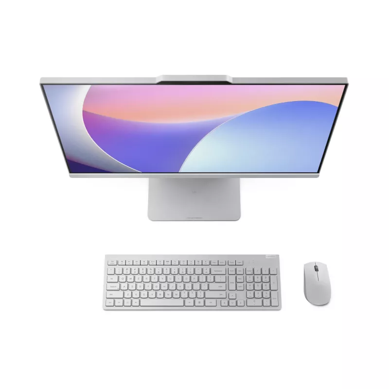 Lenovo IdeaCentre AIO 24ARR9 AMD Ryzen™ 5 7535HS 60.5 cm (23.8 col.) 1920 x 1080 pikseliai Visas viename PC 16 GB DDR5-SDRAM 1 TB SSD Windows 11 Home Wi-Fi 6 (802.11ax) Pilka