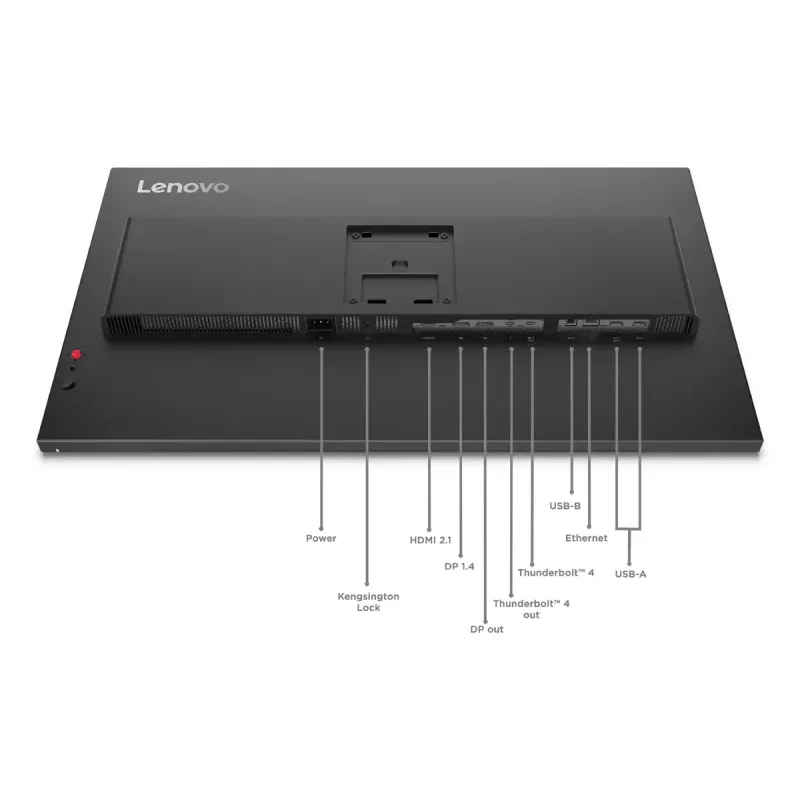 Monitorius Lenovo ThinkVision P32UD-40 31,5 colio 4K UHD (3840×2160) IPS LCD, 6 ms, USB 3.2 Gen 2x2 šakotuvas, USB-C, VESA, aukščio reguliavimas