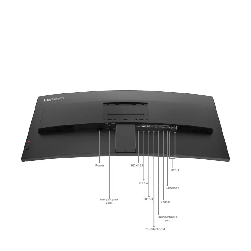 Monitorius Lenovo ThinkVision P40WD-40 39,7 col. WUHD 5120x2160 LCD 21:9 6 ms USB šakotuvas Garsiakalbiai Reguliuojamas aukštis VESA