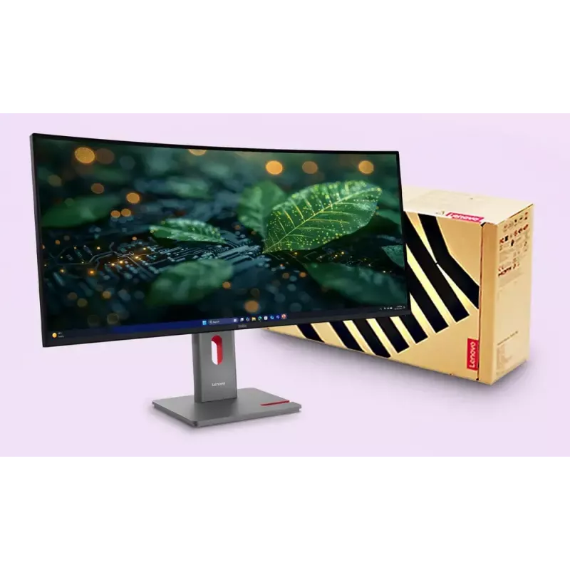 Monitorius Lenovo ThinkVision P40WD-40 39,7 col. WUHD 5120x2160 LCD 21:9 6 ms USB šakotuvas Garsiakalbiai Reguliuojamas aukštis VESA