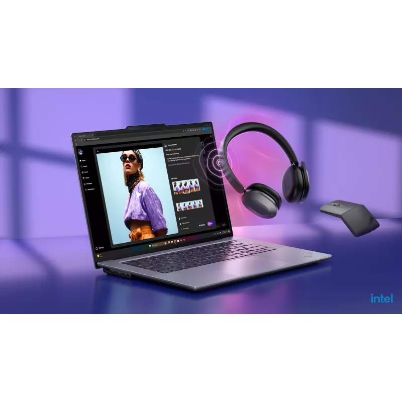 Laptop Lenovo ThinkPad X9-15p Gen 1 Aura Edition Copilot+ 358H 15.3 col. jutiklinis 2,8K 64 GB RAM 1 TB SSD Wi‑Fi 7 Windows 11 Pro