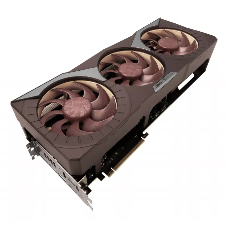 Vaizdo plokštė ASUS GeForce RTX 5080 16 GB GDDR7, PCIe 5.0, 256 bitų, 385×80×151 mm, 3 ventiliatoriai, 16 kontaktų maitinimas