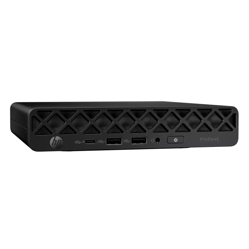 ”Mini PC HP ProDesk 4 G1i AI“ – „Intel Core Ultra 5 235T“, 16 GB DDR5, 512 GB SSD, „Windows 11 Pro“, juodos spalvos