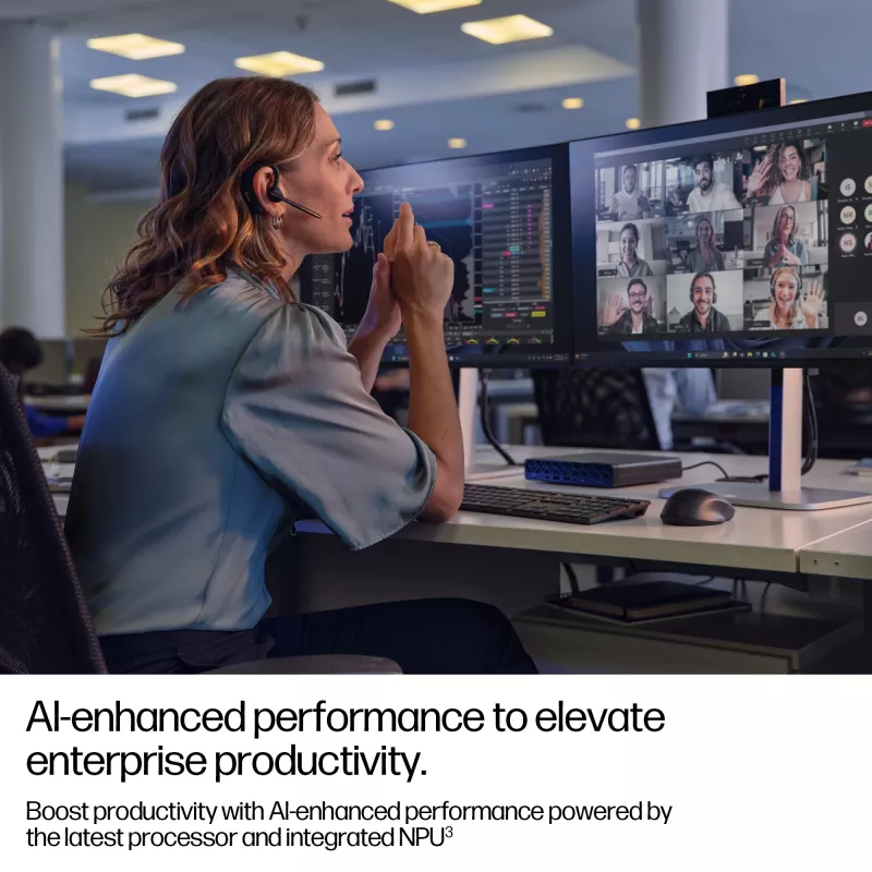 Mini PC HP EliteDesk 8 Mini G1i AI — Intel Core Ultra 7 265T, 16 GB DDR5, 1 TB SSD, Windows 11 Pro, Juoda
