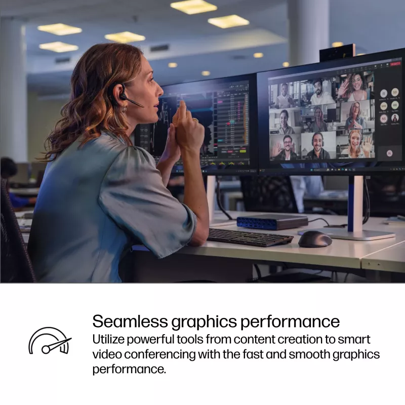 Mini PC HP EliteDesk 8 Mini G1i AI — Intel Core Ultra 7 265T, 16 GB DDR5, 1 TB SSD, Windows 11 Pro, Juoda