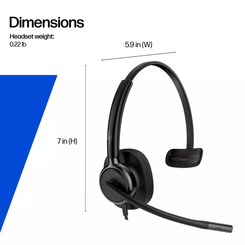 HP Poly Mission 425 Stereo USB laidinės ausinės