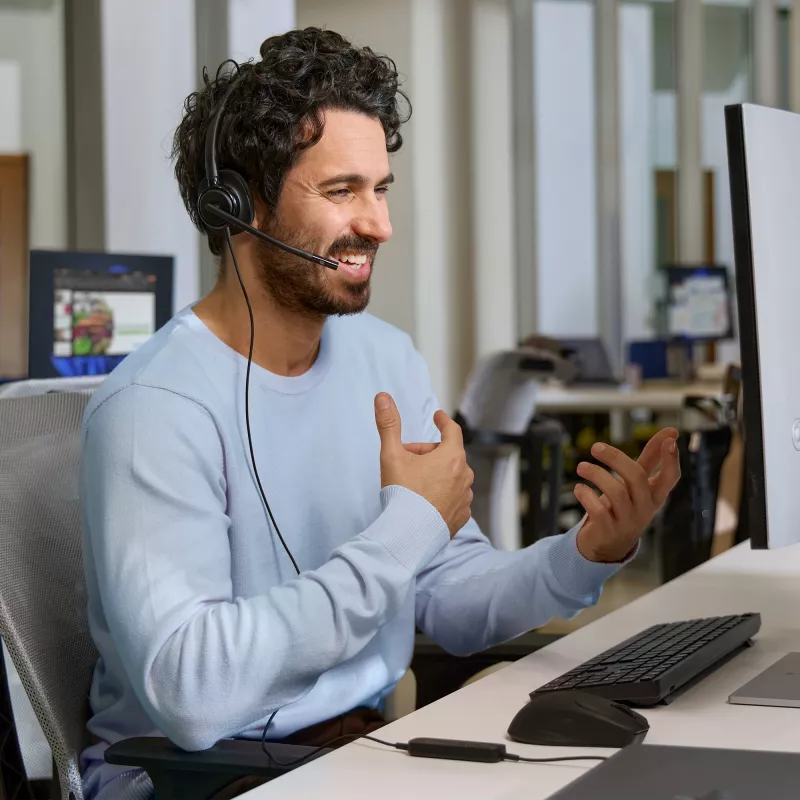 HP Poly Mission 425 Stereo USB laidinės ausinės