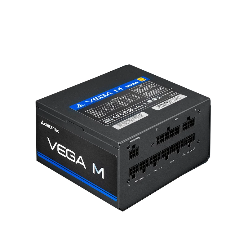 Chieftec Vega PPG-750-C maitinimo blokas 750 W 20+4 kontaktų ATX ATX juodas