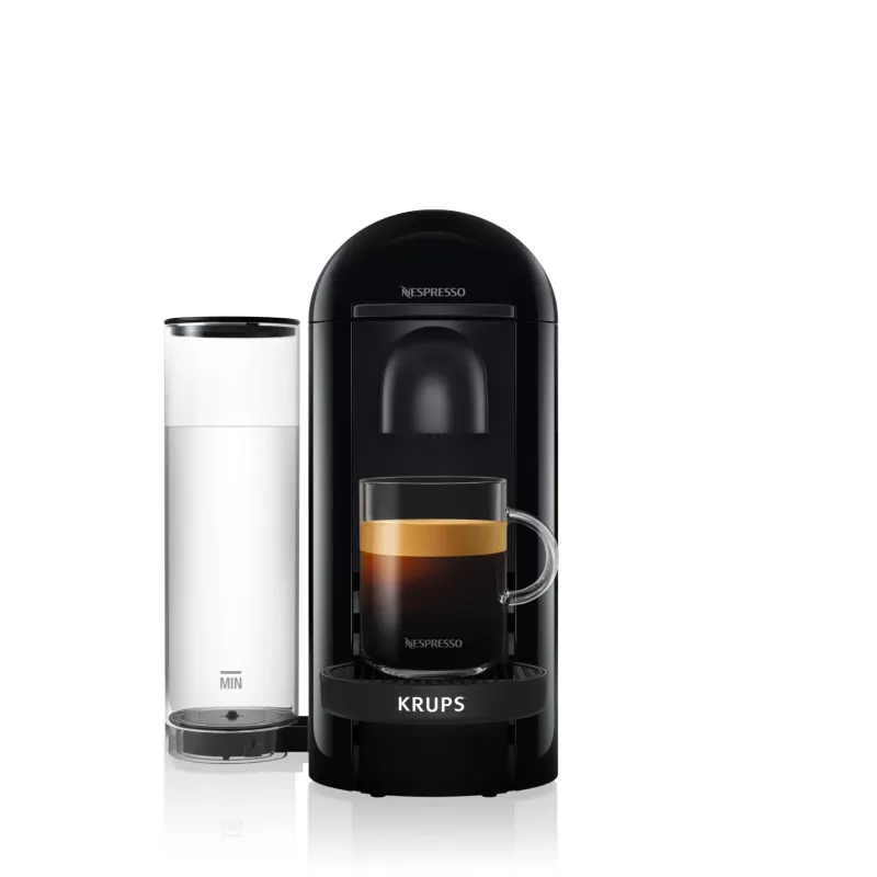 Espreso ir kapsulinis kavos aparatas KRUPS Nespresso Vertuo XN903810, juodas
