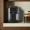 Espreso aparatas KRUPS Sensation EA910E — visiškai automatinis, 1,7 l vandens bakelis, įmontuotas malūnėlis, 2 snapeliai, 1450 W