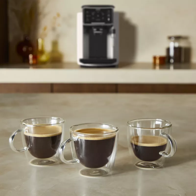 Espreso aparatas KRUPS Sensation EA910E — visiškai automatinis, 1,7 l vandens bakelis, įmontuotas malūnėlis, 2 snapeliai, 1450 W