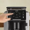 Espreso aparatas KRUPS Sensation EA910E — visiškai automatinis, 1,7 l vandens bakelis, įmontuotas malūnėlis, 2 snapeliai, 1450 W