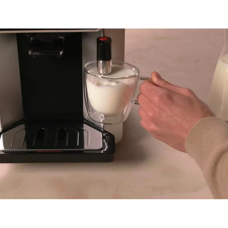 Espreso aparatas KRUPS Sensation EA910E — visiškai automatinis, 1,7 l vandens bakelis, įmontuotas malūnėlis, 2 snapeliai, 1450 W
