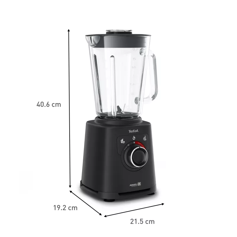 Tefal Perfectmix+ BL87G8 1,5 L Stalinis trintuvas 1200 W Juoda