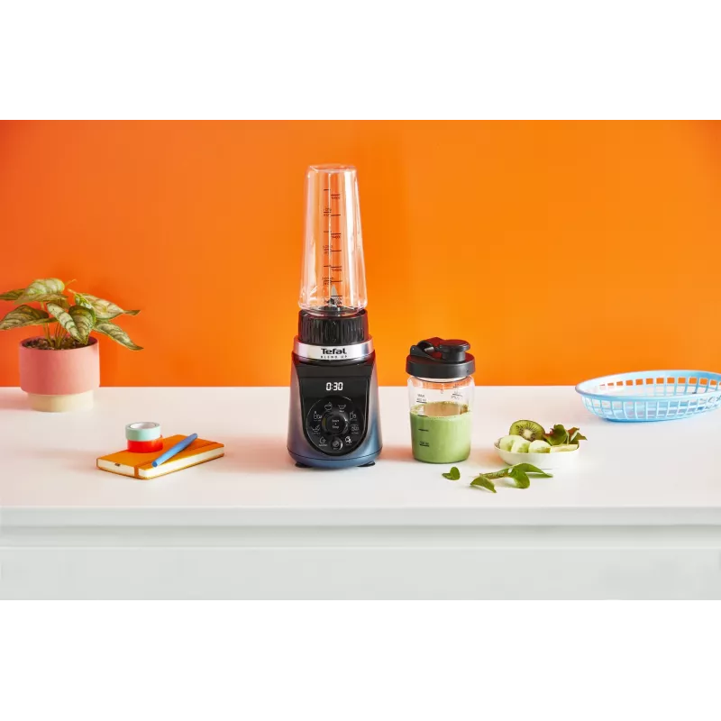 Tefal Blend Up BL19H4F0 trintuvas 0,85 l stalinis trintuvas 1000 W mėlynas, permatomas