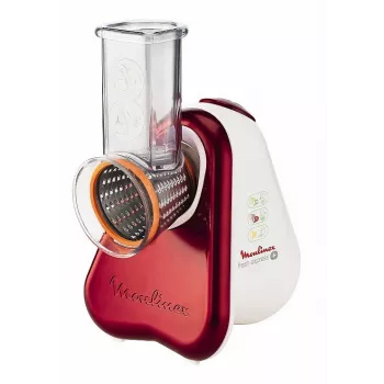 Moulinex DJ756G elektrinė tarka/spiralizatorius Raudona, Balta