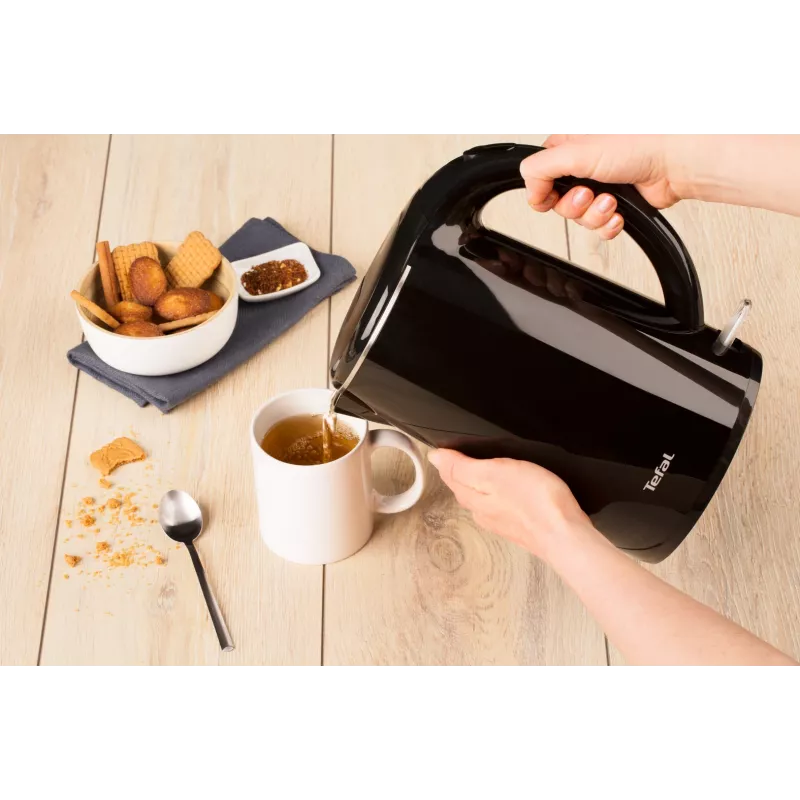 Tefal Safe'Tea KO2608 elektrinis virdulys 1,7 L 1800 W juodas