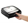 Kontaktinis grilis Tefal SM193D — stalinis elektrinis grilis, juoda ir nerūdijančio plieno apdaila, 1,9 kg