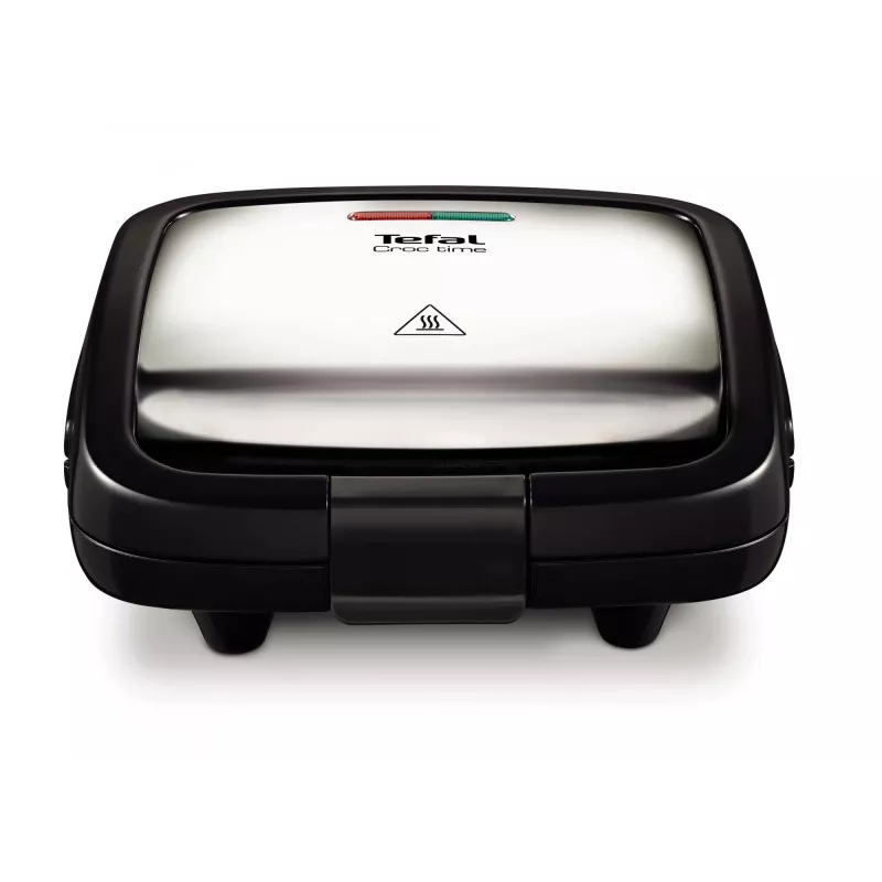 Kontaktinis grilis Tefal SM193D — stalinis elektrinis grilis, juoda ir nerūdijančio plieno apdaila, 1,9 kg